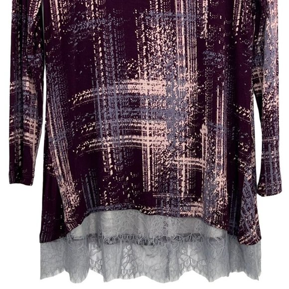 LOGO by Lori Goldstein Womens Top Pullover Long Sleeve Rayon Stretch Size S - Picture 5 of 10